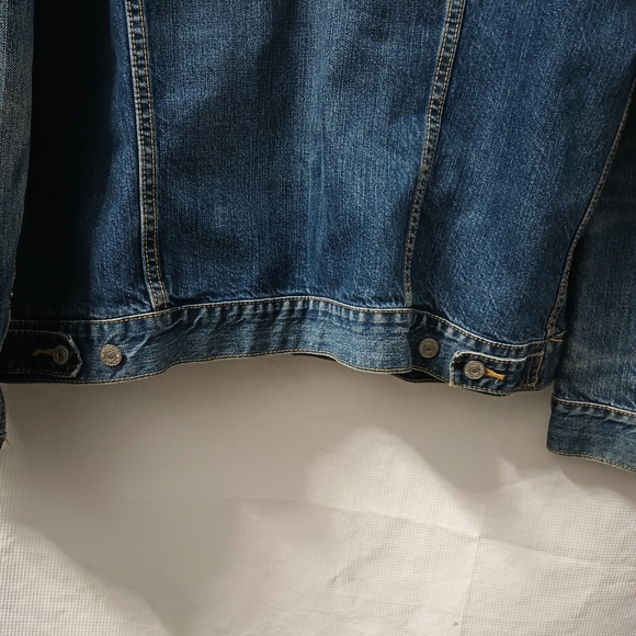 Levi’s Denim 4 Pocket Chore Jean Trucker Jacket Men’s Size XXLarge - Picture 4 of 16